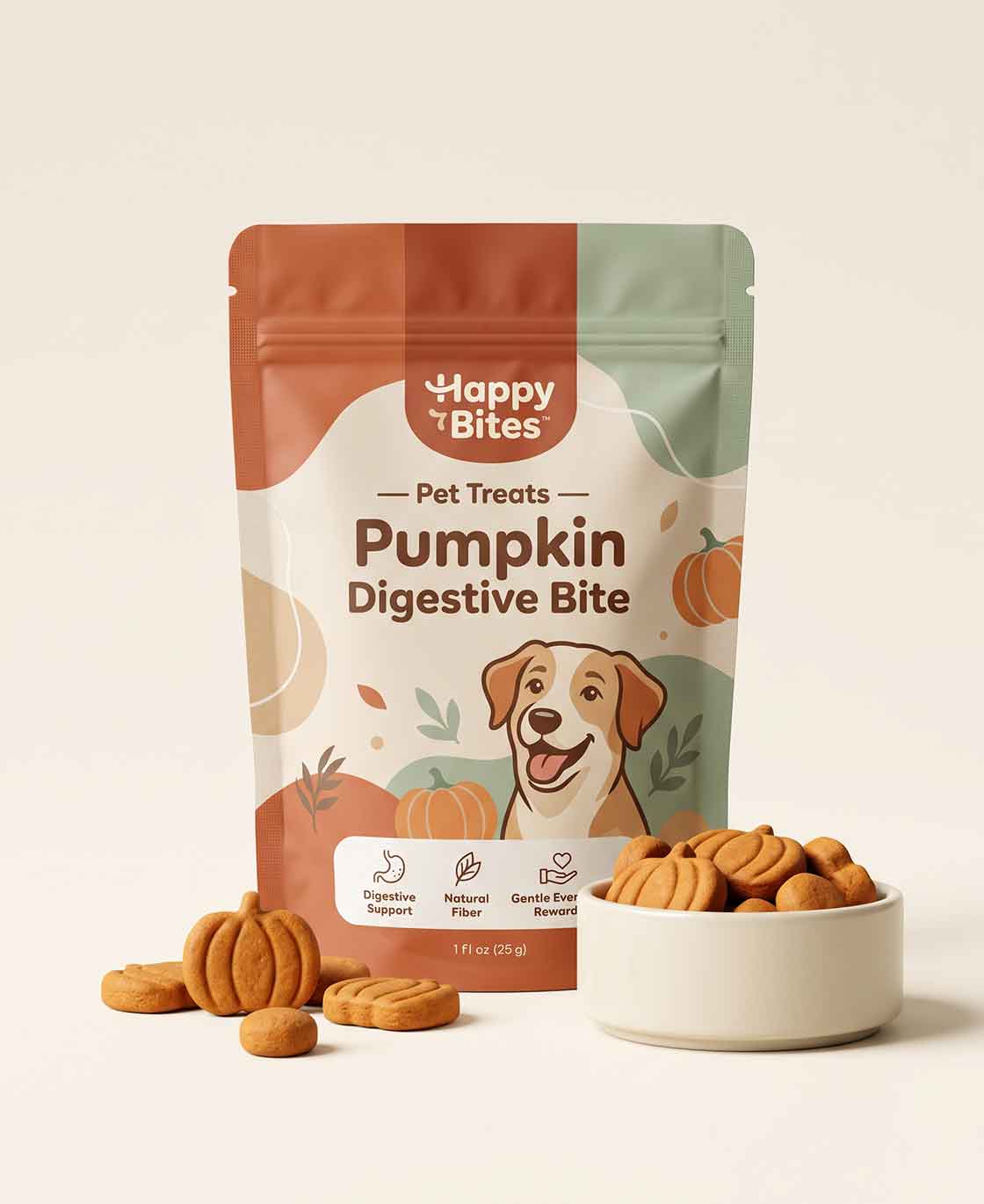 Happy Bites Peanut Butter Biscuits