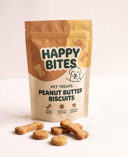 Happy Bites Peanut Butter Biscuits